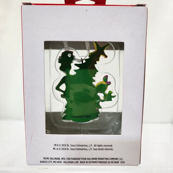 Hallmark Dr. Seuss The Grinch Ornament Cindy Lou Who Christmas Tree 2024 NIB - Picture 3 of 8